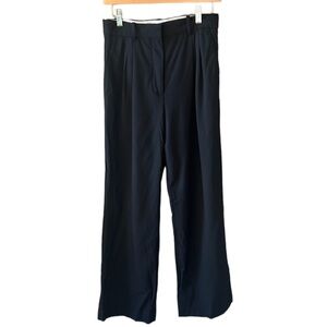 Aritzia Wilfred The Effortless Pant Wool Blend Black Size 6